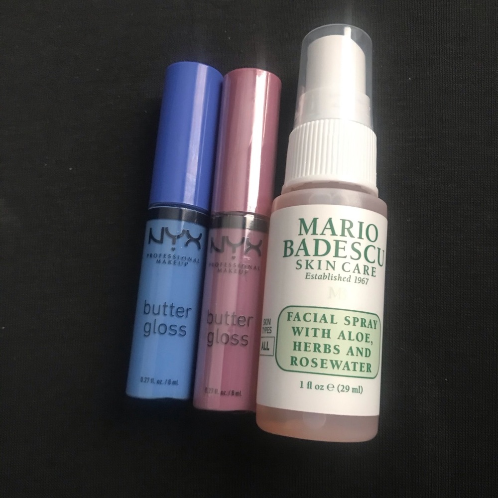 Ulta lip gloss and facial spray